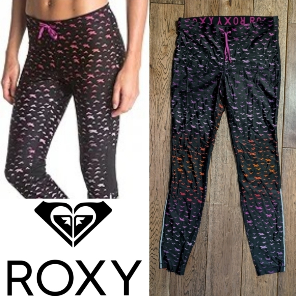 Roxy Relay Leggings, Ombre Birds Pattern